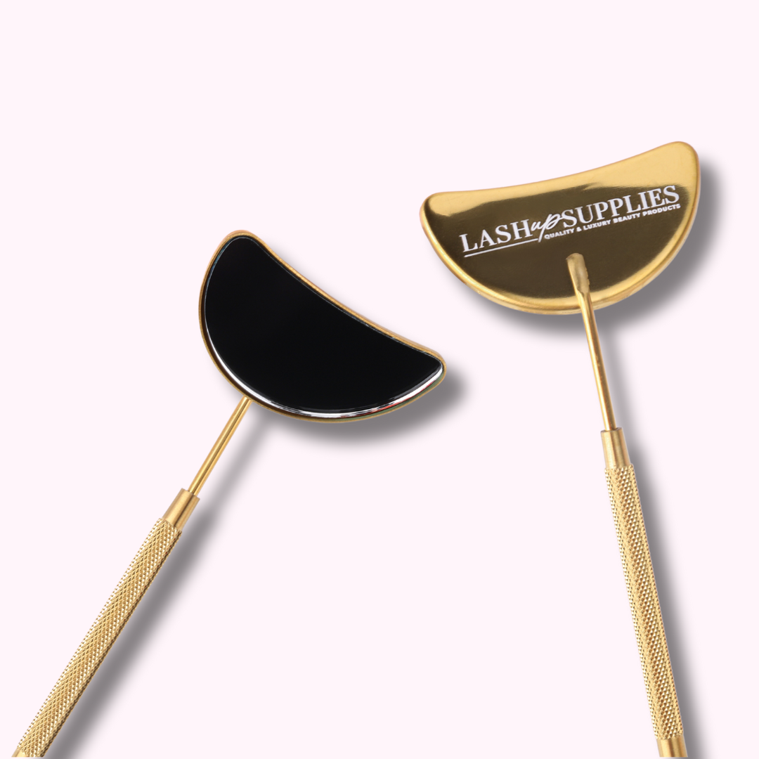 Gold Half Moon Lash Mirror